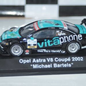 Schuco opel astra v8 coupe 2002 #15 m.bartels (signed) 1:43 ref 04804