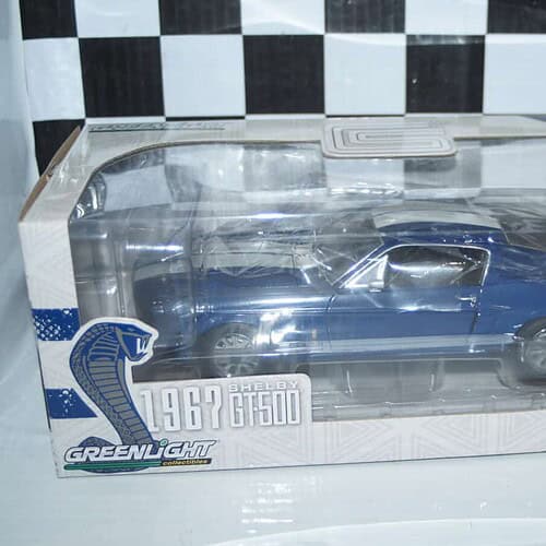 Greenlight 1967 shelby gt-500 blue, ref 12953 1:18