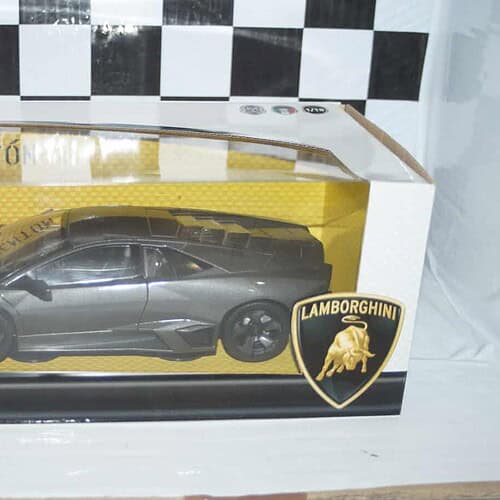 Mondo models lamborghini reventon metallic grey 1:18 scale ref 791500/50040