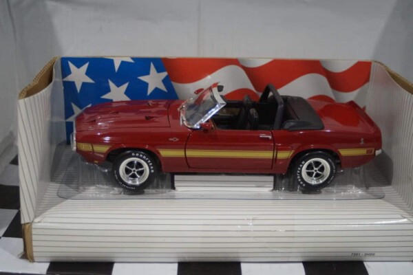 Ertl 1969 shelby gt-500 in red, 1:18th ref 7350