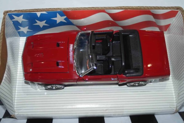 Ertl 1969 shelby gt-500 in red, 1:18th ref 7350