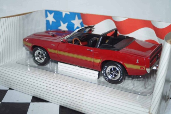 Ertl 1969 shelby gt-500 in red, 1:18th ref 7350