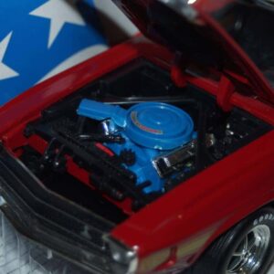 Ertl shelby gt-500 1969 in red, 1:18th ref 7350