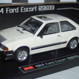Sunstar ford escort rs 1600i 1984 white (rhd) ref 4997r 1:18 scale