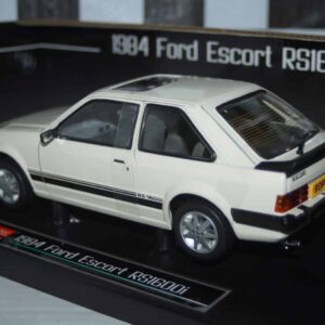 Sunstar ford escort rs 1600i 1984 white (rhd) ref 4997r 1:18 scale