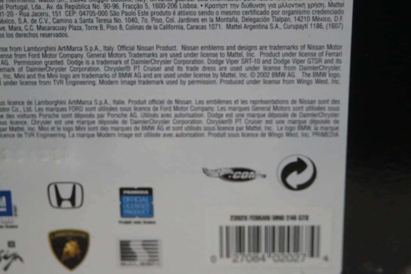 Hotwheels ferrari dino 246 gts yellow 1:18th ref 23920