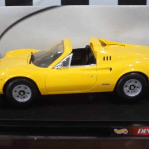 Hotwheels ferrari dino 246 gts yellow 1:18th ref 23920
