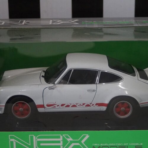 Nex welly 1973 porsche 911 carrera rs 1:18 scale ref 18044w