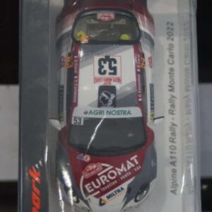 Spark alpine a110 rally monte carlo 2022 c.casanova 1:43 resin s6705