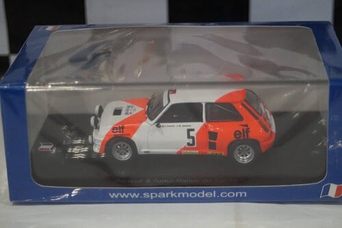 Spark renault 5 turbo no5 rally du var 1982 a.prost 1:43 resin sf197