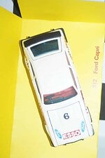 Corgi mettoy toys ford capri mk3 3.0 daily mirror 1:36th c0312