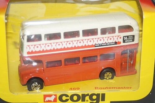 Corgi london routemaster bus oxo livery 1:36th 469