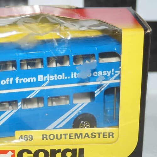 Corgi london routemaster bus "take off from bristol" livery 1:36th 469