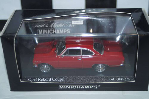 Minichamps opel / vauxhall rekord a red 1962 430 041022