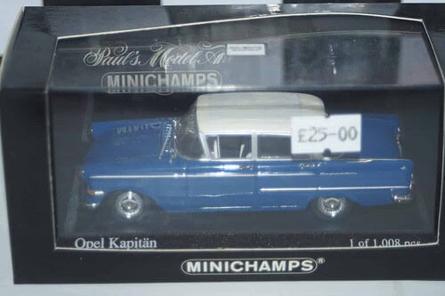 Minichamps opel kapitan 1959-1963 in black 1:43 430 040000