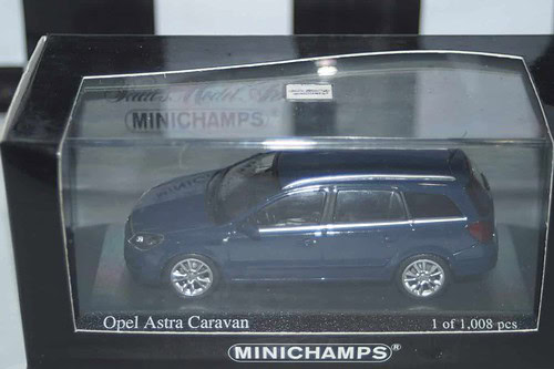 Minichamps opel astra caravan 2004 blue 430 043010