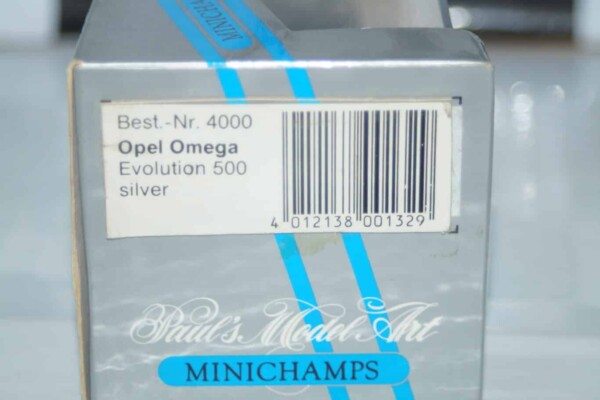 Minichamps opel omega evolution 500 silver - 4000