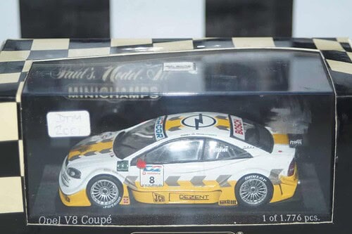 Minichamps opel v8 coupe y.olivier 400 014808