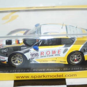 Spark porsche 911 gt3 2nd 24h spa 2019 1:43 resin sb252 ltd 500