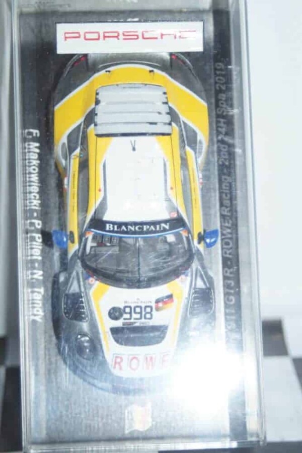 Spark porsche 911 gt3 2nd 24h spa 2019 1:43 resin sb252 ltd 500
