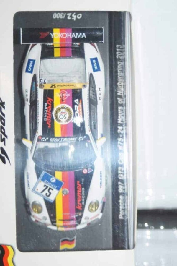 Spark porsche 997 gt3 24h nurburgring 2013 1:43 resin sg093 ltd 300