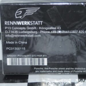 Spark porsche 911 gt3 rsr 24h nurburgring 2014 1:43 resin sam257 ltd 350