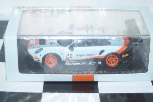 Spark porsche 911gt3 r blancpain gt 2019 1:43 ref 43kx014 ltd 100