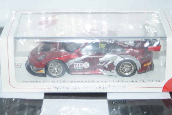 Spark porsche 911 gt3 r 10h suzuka 2019 1:43 ref sj085 ltd 500