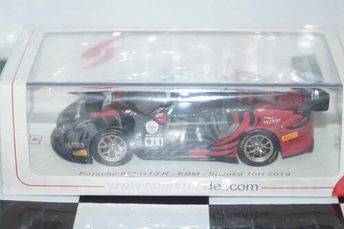 Spark porsche 911 gt3 r 10h ebm suzuka 2019 1:43 ref sj089 ltd 300
