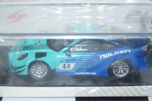 Spark porsche 911 gt3 r gt 24h nurburgring 2018 1:43 ref sg407 ltd 300