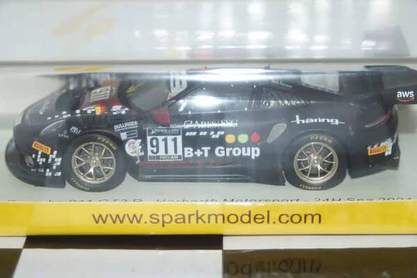 Spark porsche 911 gt3 r gt 24h spa 2021 1:43 ref sb451 ltd 300