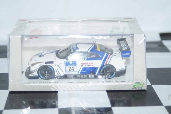 Spark nissan gt-r nismo gt3-24h spa 2019 sb262 1:43 scale