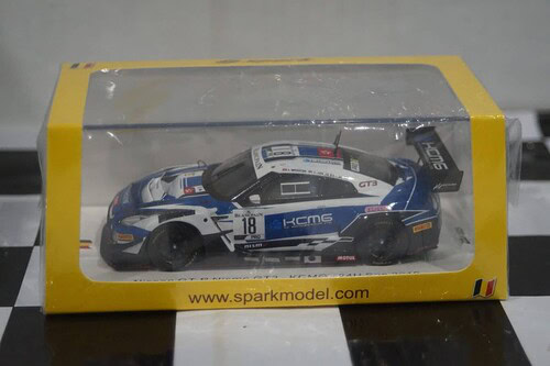 Spark nissan gt-r nismo gt3-kcmg-fia gt world cup macau 2018 sa172 1:43