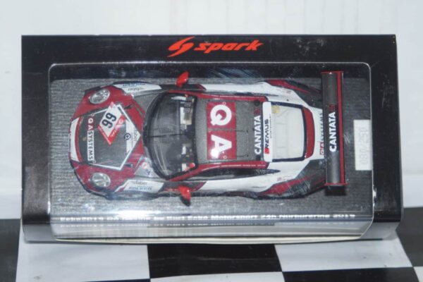 Spark porsche 911 gt3 24h nurburgring 2019 1:43 ref ecke2019 ltd 250
