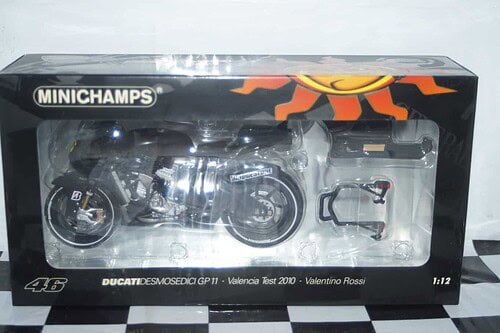 Minichamps ducati desmosedici gp11 valencia test 2010,1:12th 122 110876