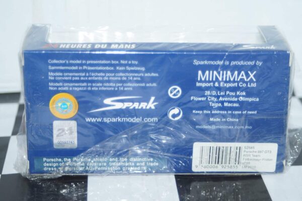 Spark porsche 997 gt3 rsr lm 2012 1:43 ref s3739