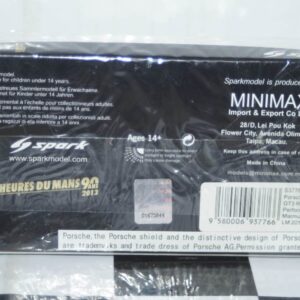 Spark porsche 911 gt3 rsr lm 2013 1:43 ref s3776