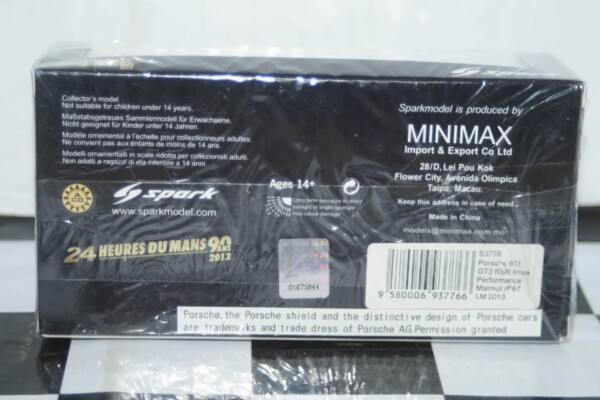 Spark porsche 911 gt3 rsr lm 2013 1:43 ref s3776