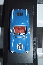 Minichamps porsche 550a spyder le mans 24h 1956, 430 566628 ,1:43