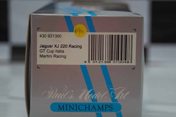 Minichamps jaguar xj 220 racing italia 1:43 430 931300