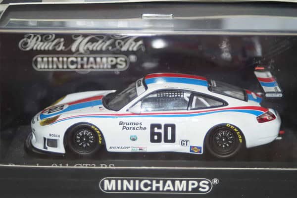 Minichamps porsche 911 gt3rs 24hrs le mans 2005, 403 056971 1:43