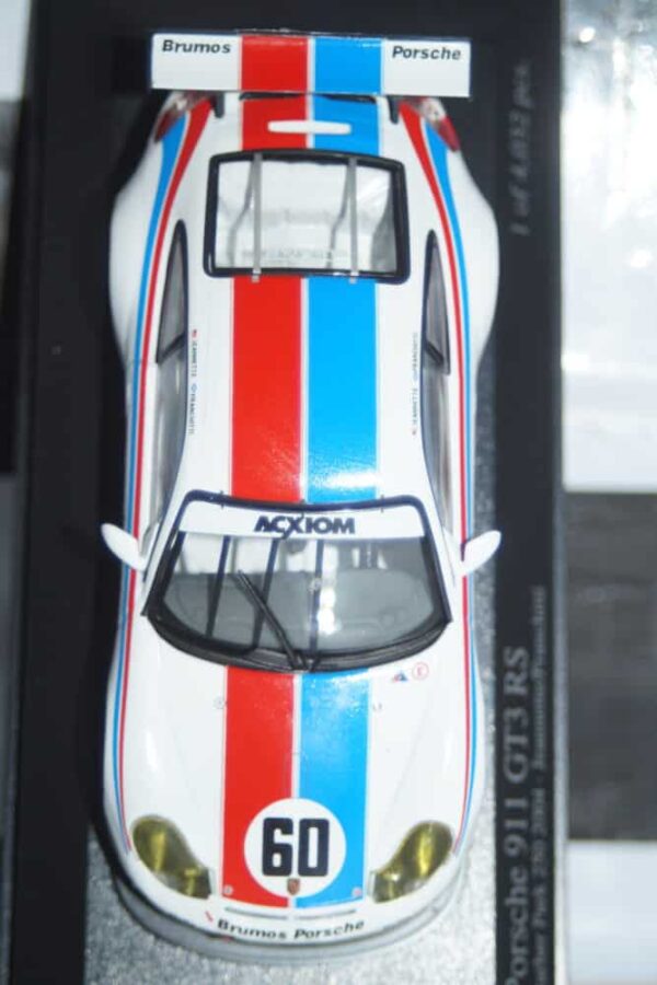 Minichamps porsche 911 gt3rs barber park 250 2004, 400 046960,1:43