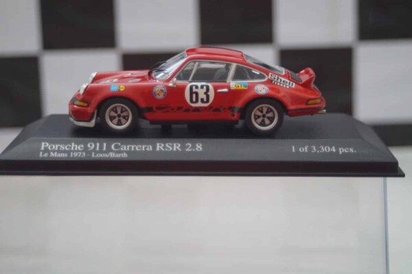 Minichamps porsche 911 rsr 24h le mans 1973, 430 736963 ,1:43