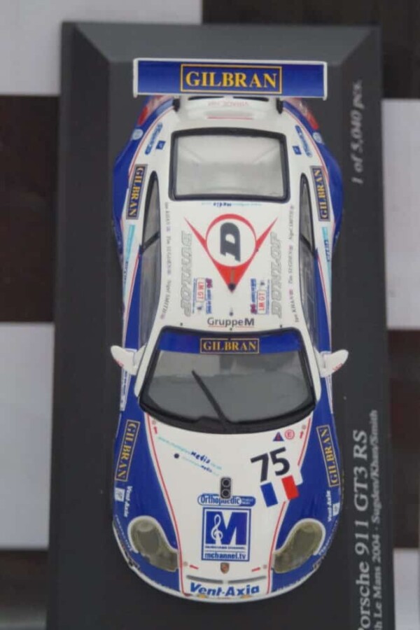 Minichamps porsche 911 gt3 rs 24h du mans 2004, 400 046975 ,1:43