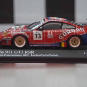 Minichamps porsche 911 gt3 rsr 1000km spa 2005, 400 056473 ,1:43