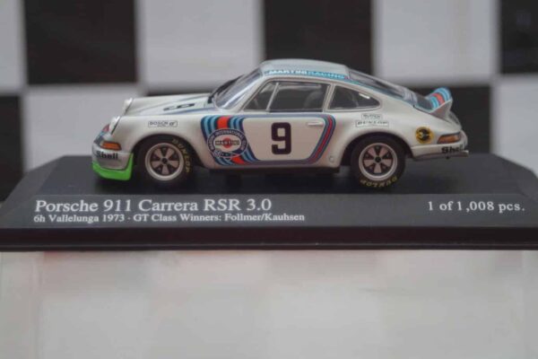 Minichamps porsche 911 gt3 rsr 6h vallelunga 1973, 430 736989 ,1:43