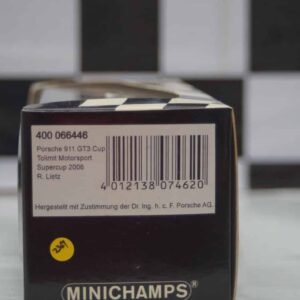 Minichamps porsche 911 gt3 supercup 2006, 400 066446 ,1:43