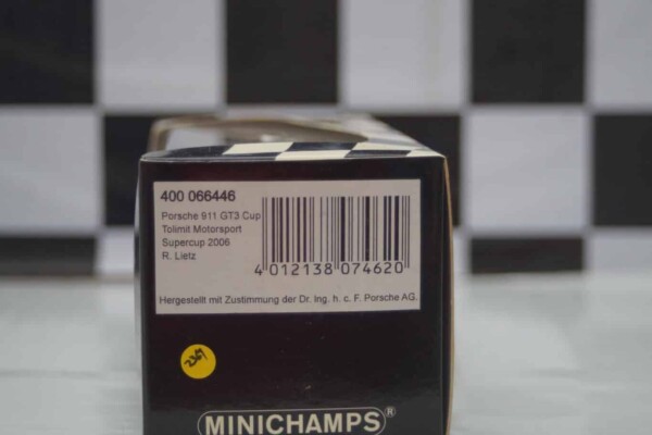 Minichamps porsche 911 gt3 supercup 2006, 400 066446 ,1:43
