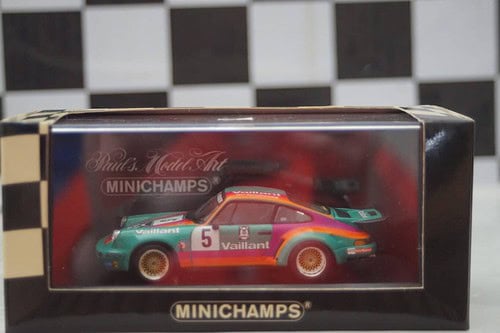 Minichamps porsche 911 carrera nurburgring gt race 1977, 430 756905 ,1:43