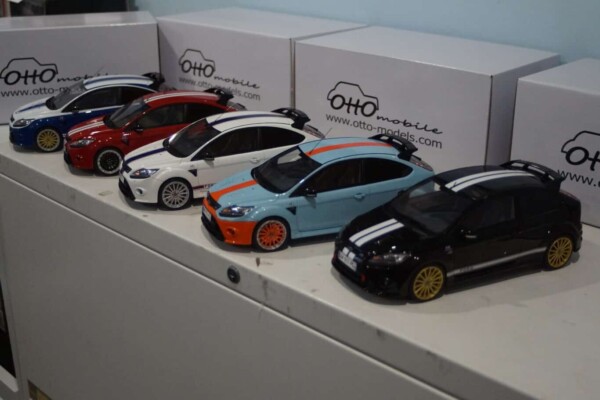 Otto ford focus rs mk2 le mans 2010 ,set of all 5 liveries 1:18